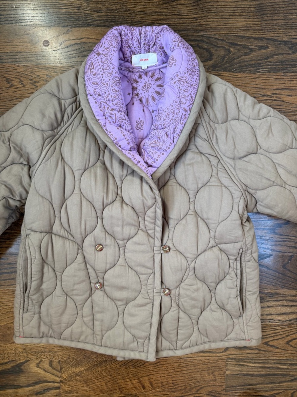 Xirena Reversible Quilted Jacket Size Medium